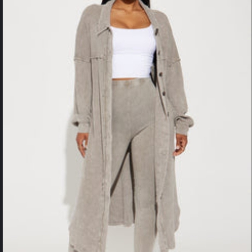 Women's Matching Grey 2 Piece Set